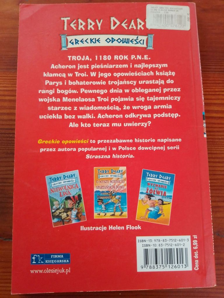Terry Deary "Greckie opowieści. Trojański kłamca"