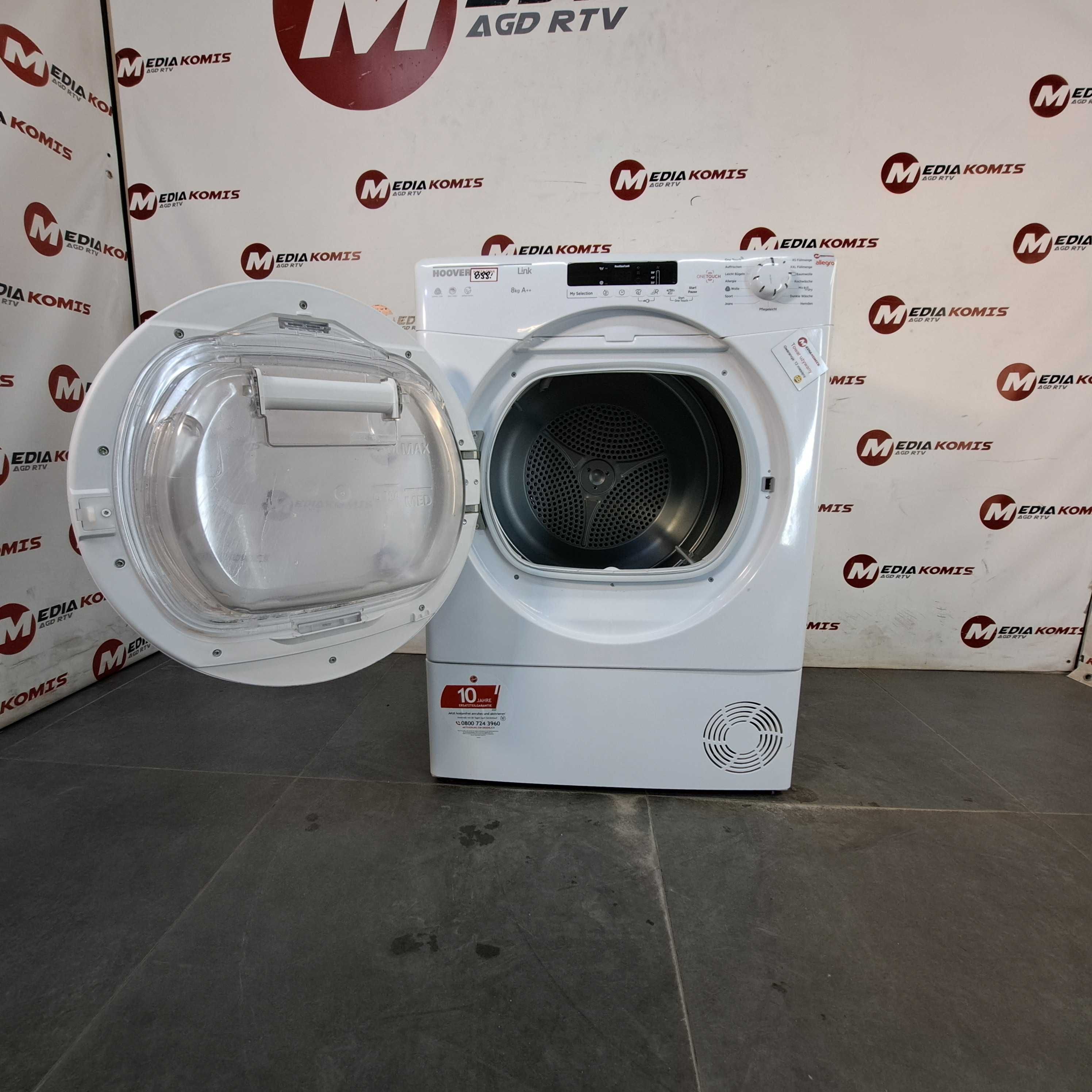 SUSZARKA HOOVER GHLC H8A2DE-84 [12mscy-gwar] A++/8kg/67dB/60cm