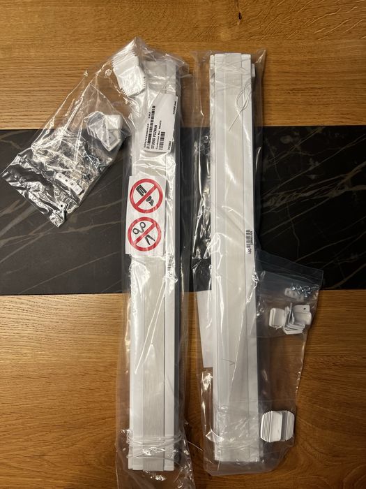 Nowe Plisy rolety białe z black out 51,5 x 97