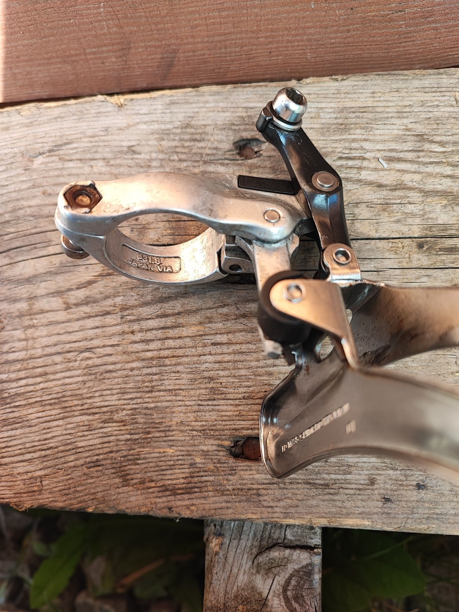 Przednia przerzutka rowerowa Shimano Deore XT M735 31.8 retro mtb