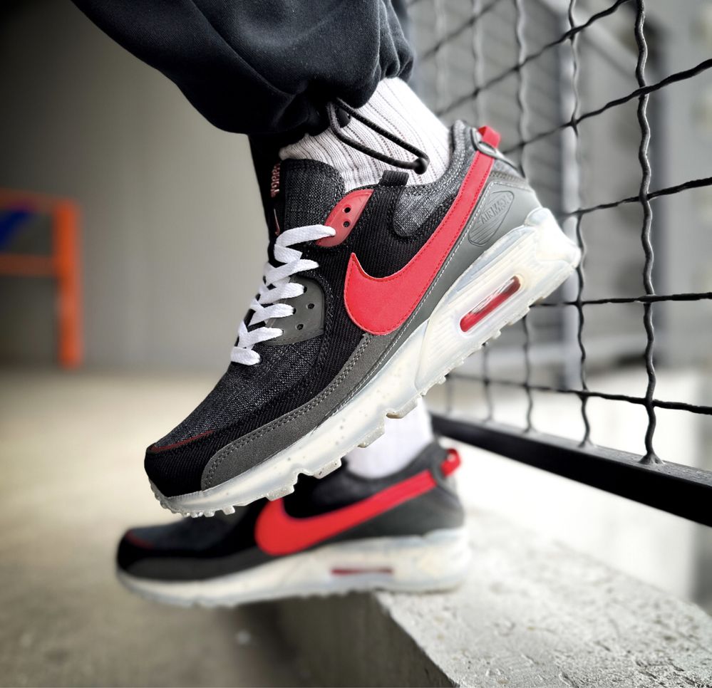 Кросівки Чоловічі Nike Air Max Terrascape 90 "Black/Red" Топ