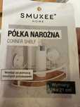 Półka narożna przyssawki