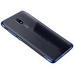 Żelowy Pokrowiec Etui Z Metaliczną Ramką Do Xiaomi Redmi 8A Niebieski