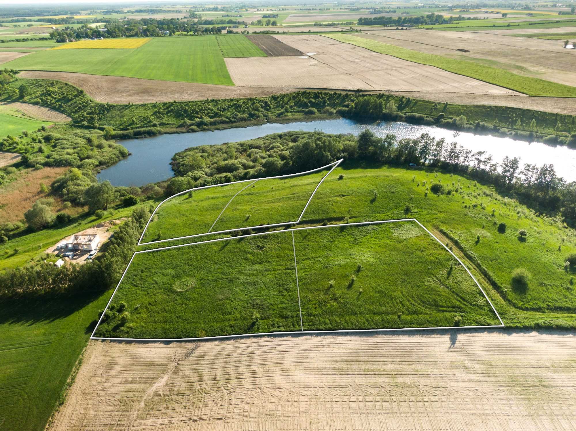 Działka nad jeziorem Oszczywilk m. Gajewo gm. Golub-Dobrzyń 4174 mkw