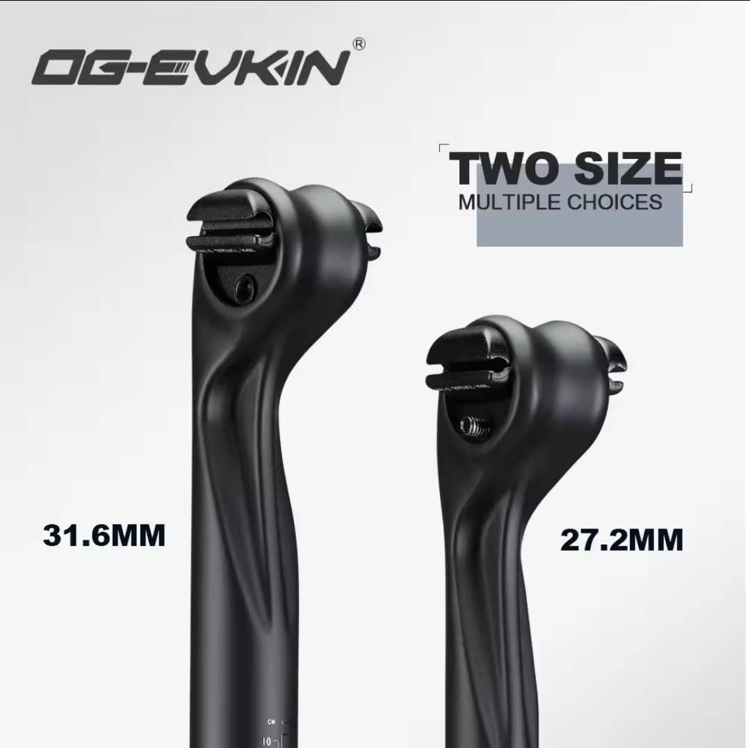 NOWA sztyca rowerowa carbonowa karbonowa 31.6mm 400mm długość