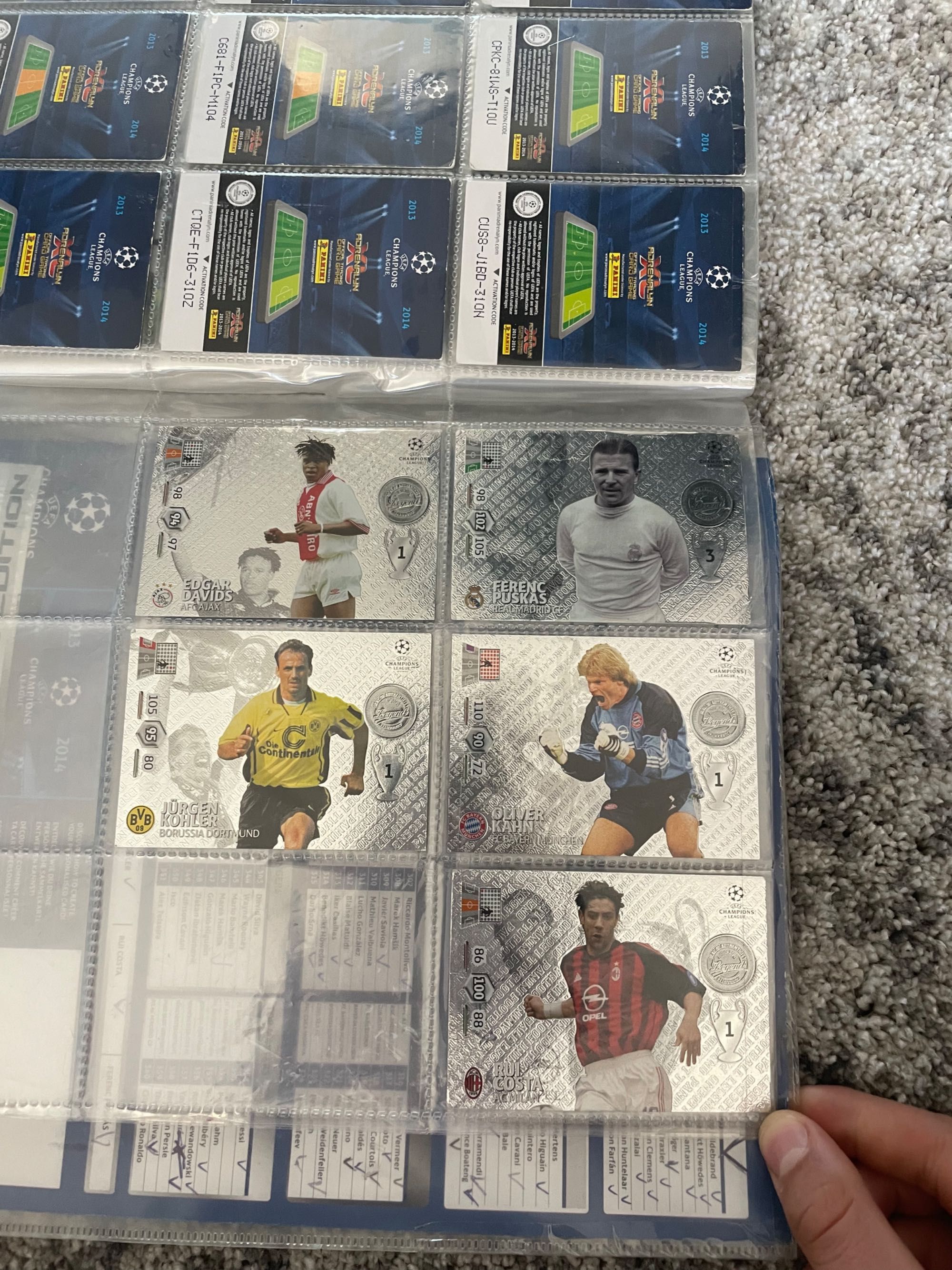 Album kart panini uefa champions league 2013/2014