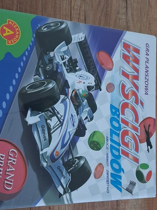 NOWA gra planszowa WYŚCIGI BOLIDÓW Alexsander 7+