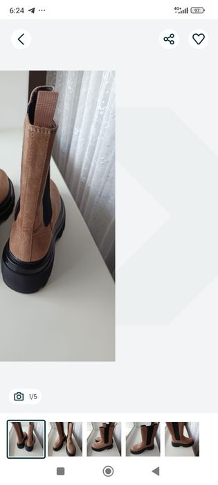 Сапоги женские челси CATWALC привезенные с Германии размер 37