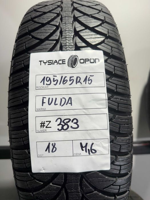 Opony Zimowe 195/65/15 Fulda Montero3 #Z383