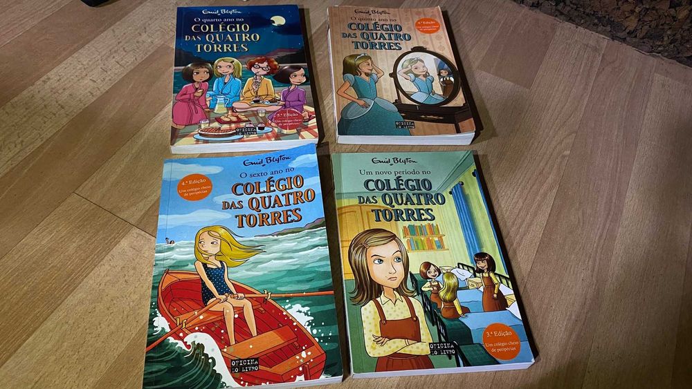 Coleção "O Colégio das Quatro Torres". 5€/cada.