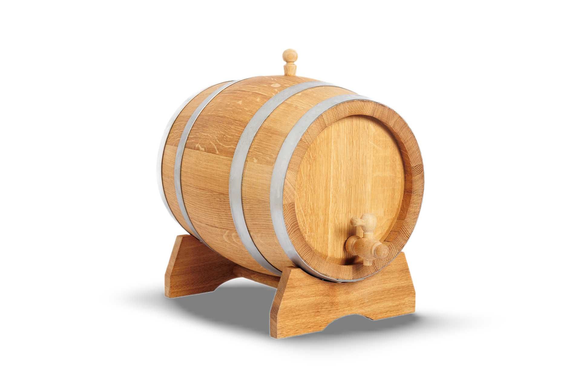 Dębowa beczka 15L na whisky bimber wino nalewki prezent z Atestem PZH