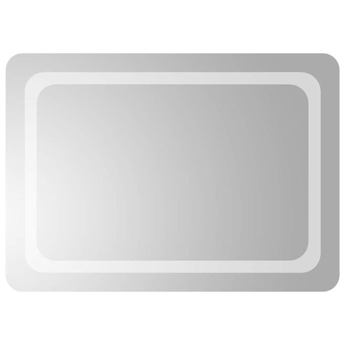 Lustro Łazienkowe LED 70x50 cm z Interfejsem USB, IP65