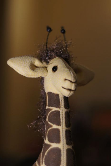 Жираф. Игрушка хэнд-мэйд, мягкая игрушка, ручная работа, детский мир
