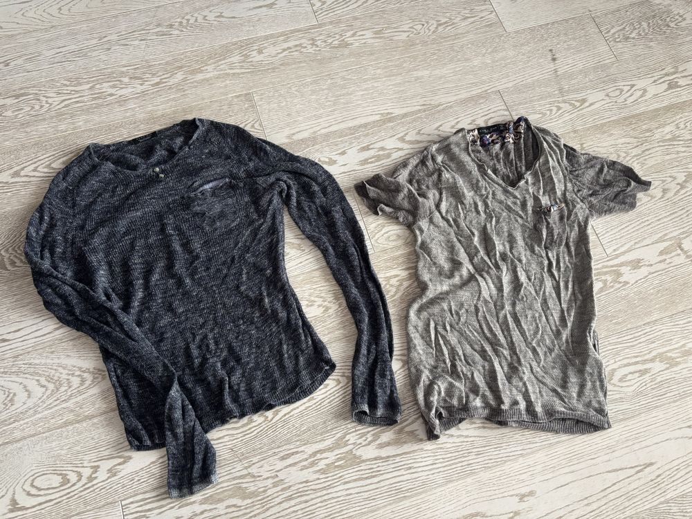 Zara Man 2 w cenie 1 koszulka sweter slim