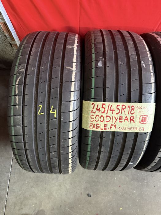 Pneus 245/45/18 Goodiyear Todos Iguais Impecaveis