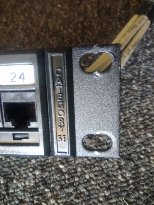 Molex 24-Port/Channel CAT5 RJ45 Patch Panel, 1 Unit, 19'' Rack64739145994882121