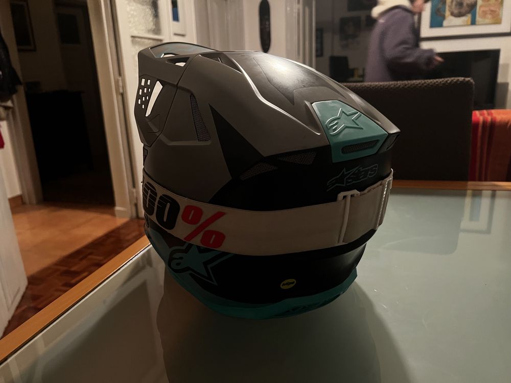 Capacete motocross alpinestars supertech m8