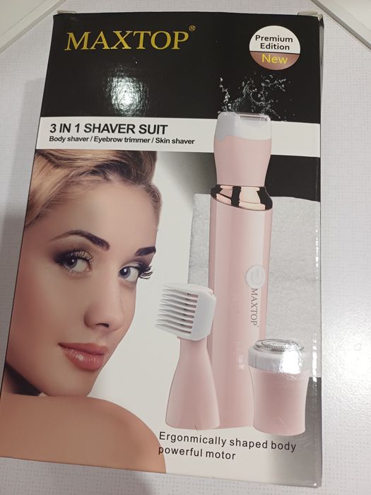 Жіночий акумуляторний епілятор із тримером 3 в 1 MAXTOP Shaver