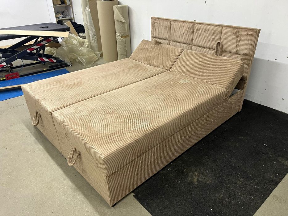 Łóżko kontynentalne 160x200 od ręki Czyszczenie magazynu