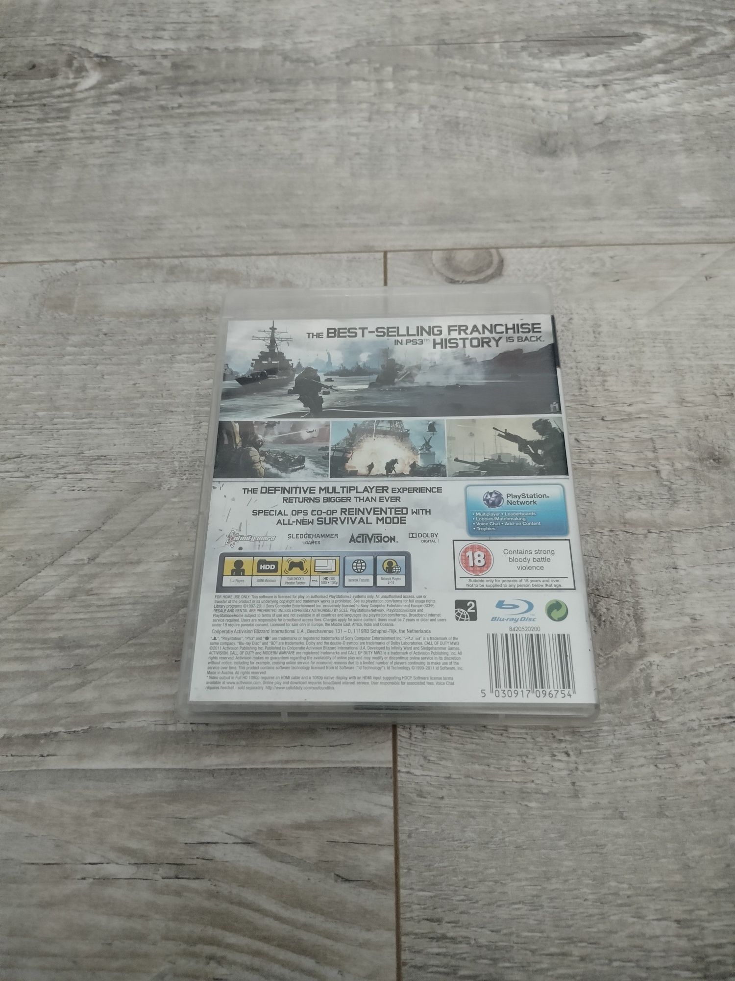 Gra call of duty mw3 ps3