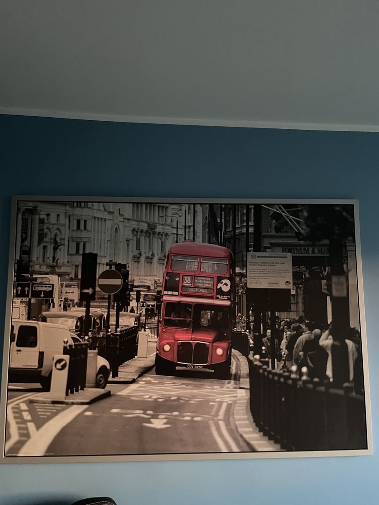 Duzy obraz double decker bus