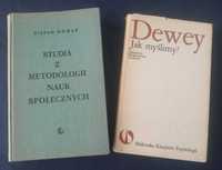 Studia z metodologii nauk społecznych-S.Nowak / Jak myslimy-J. Dewey