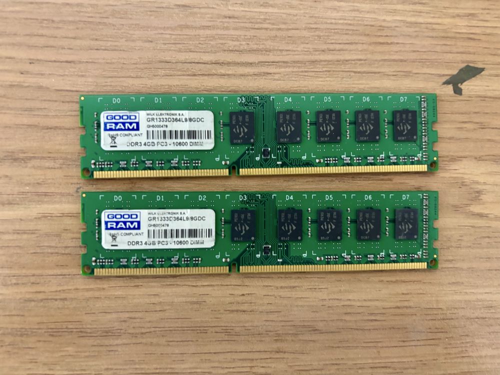 Pamięć GoodRam DDR3, 8 GB, 1333MHz, PC3
