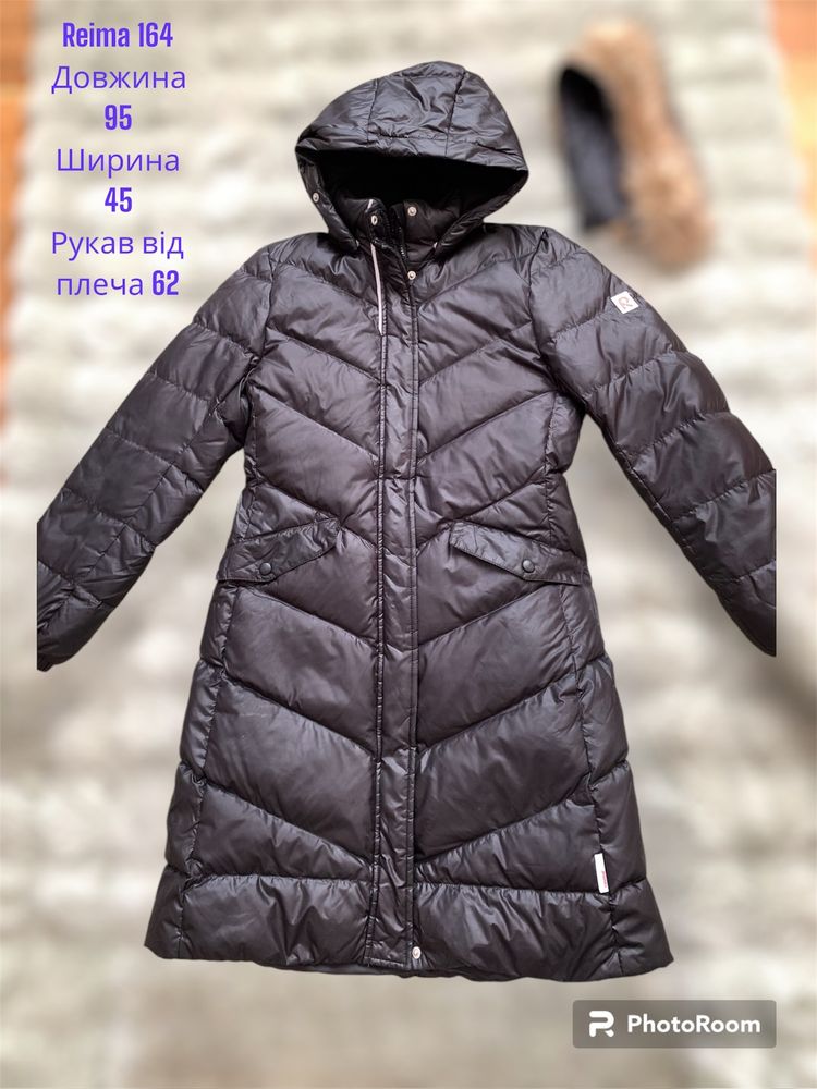 Пуховик зимовий reima 164