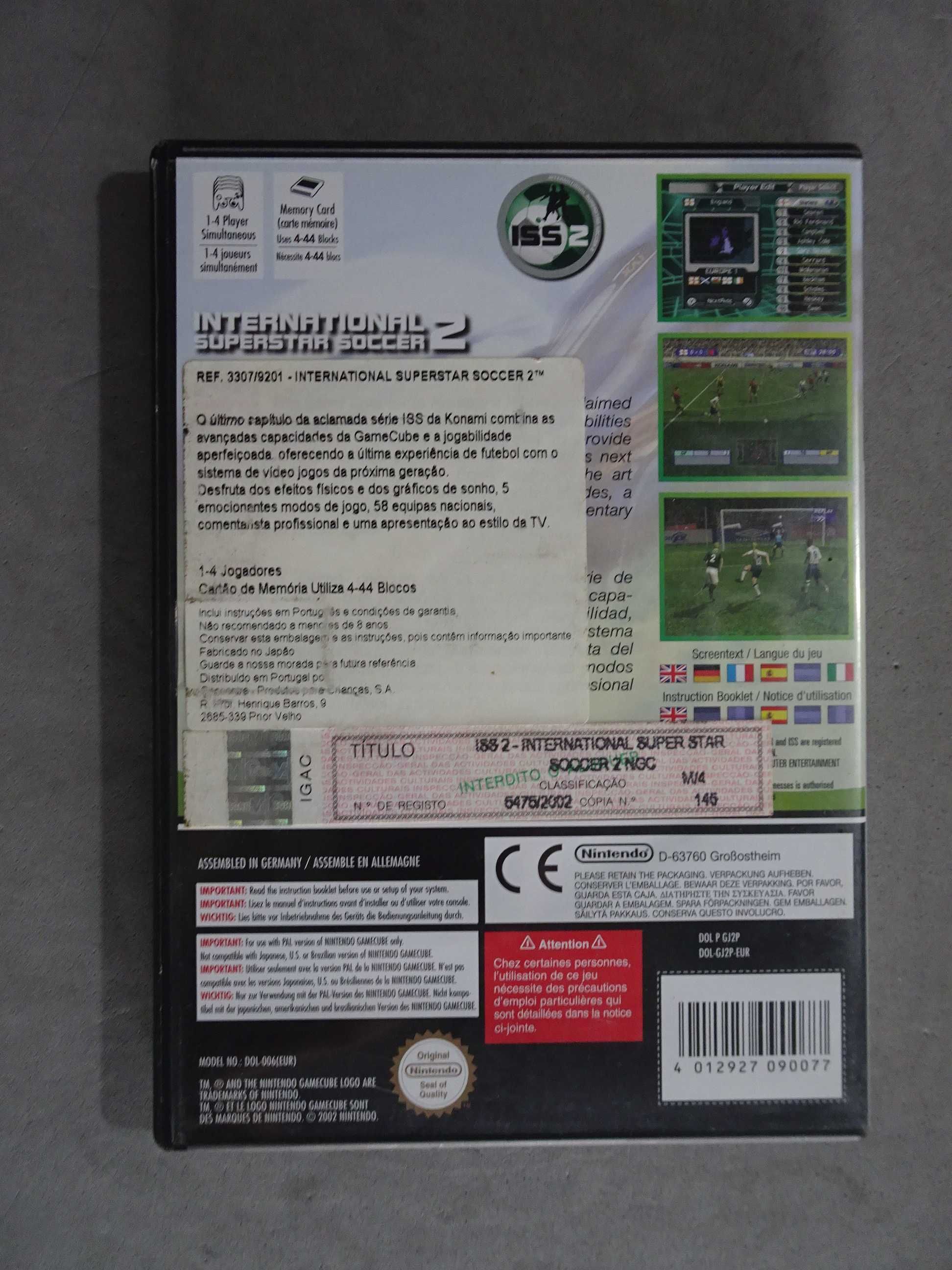 Jogo Gamecube Game Cube - International Superstar Soccer 2