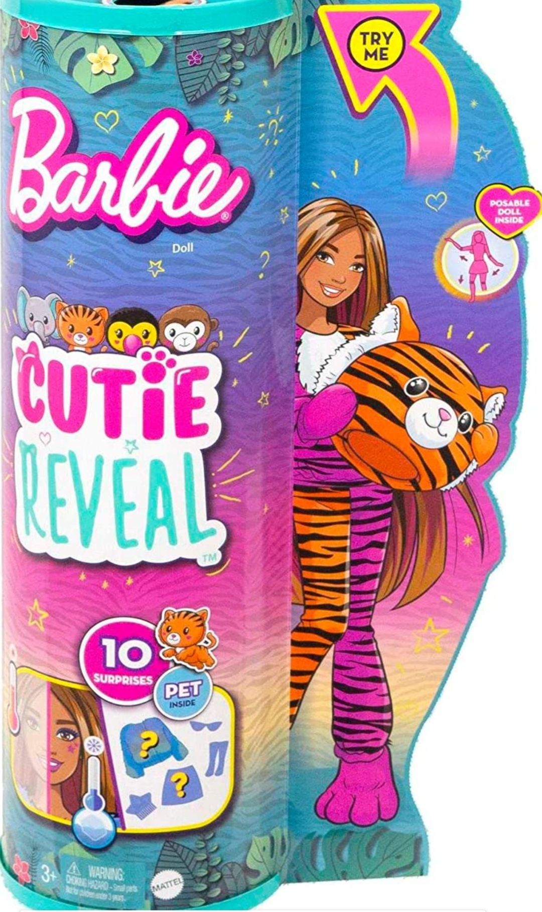 Barbie Cutie Reveal Тигр