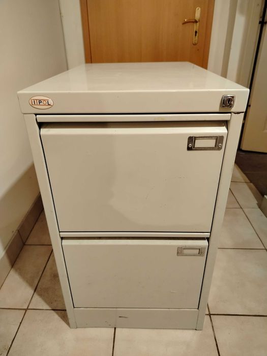 Szafka kartotekowa LITPOL metalowa 2 szufladowa akta