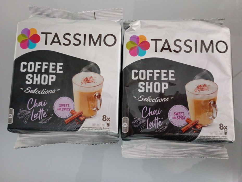 Kapsułki Tassimo Chai Latte + Morning Cafe