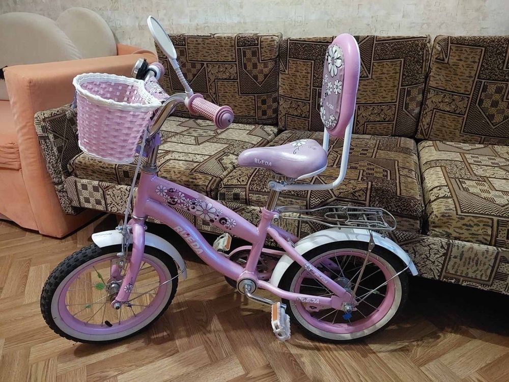 Велосипед детский для девочки Rueda 16
