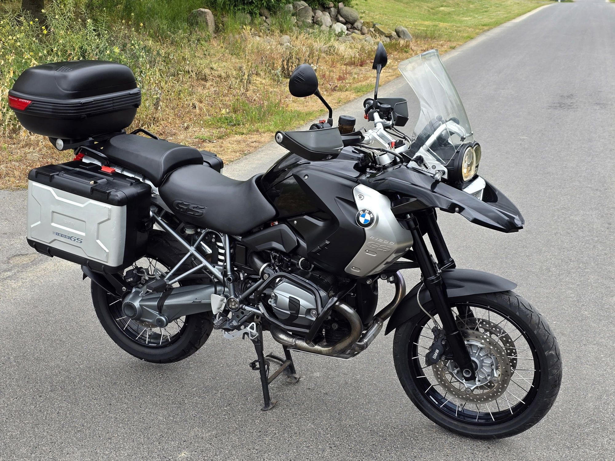 Bmw gs 1200 Triple Black Import Niemcy. Nowe opony ! Serwis ASO