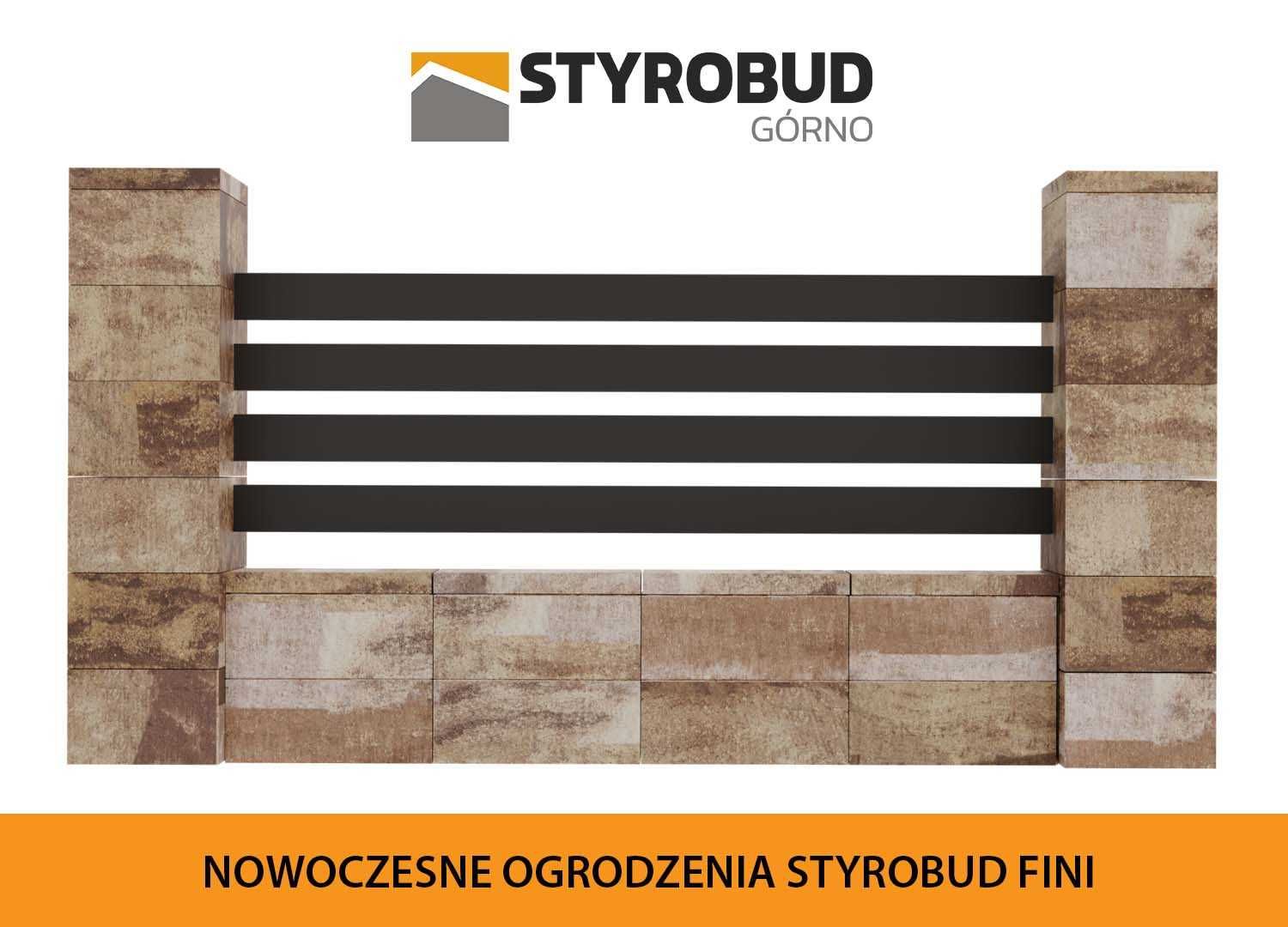 Ogrodzenie gładkie Styrobud Fini™ PF1 36x36x20