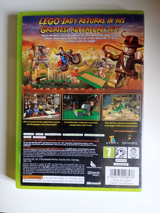 Gra Indiana Jones 2 Xbox 360