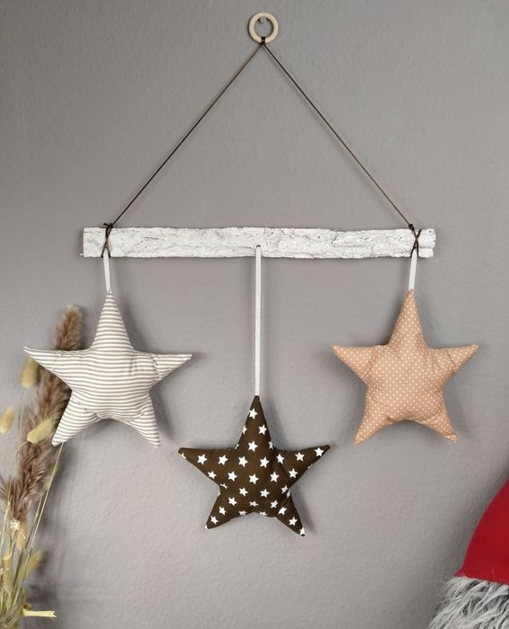 Ozdoba na ścianę gwiazdki girlanda