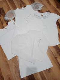 5x eleganckie bluzki t-shirty  koszulki + sukienka