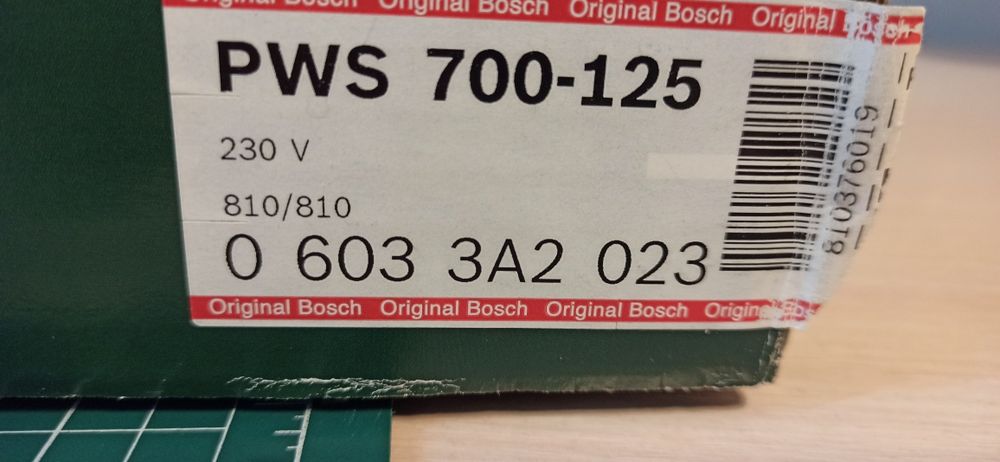 Угловая шлифмашина, болгарка, Bosh PWS 700 125. Не Китай!