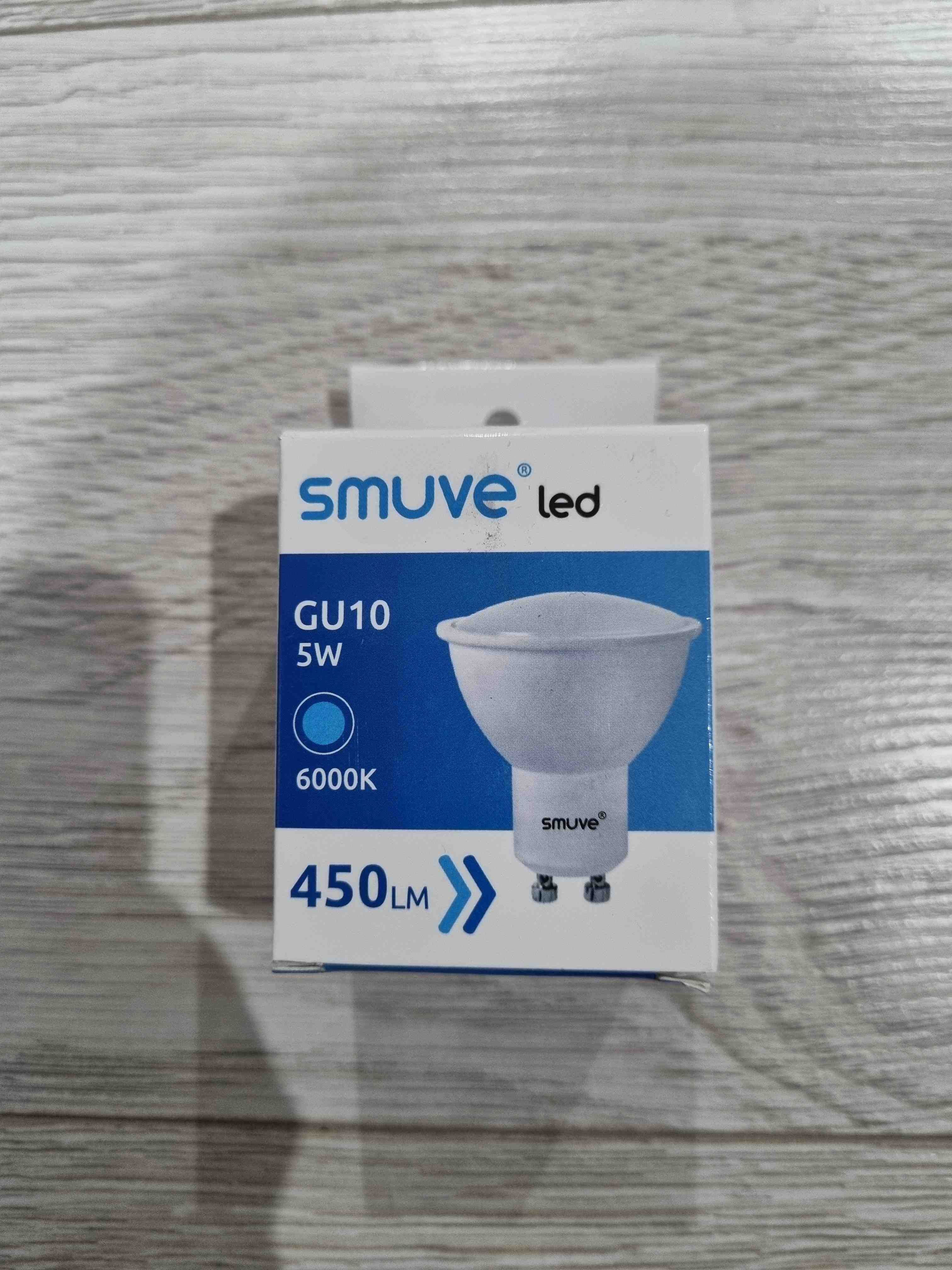 Żarówka LED GU10 5W barwa zimna - dostępne 12szt.