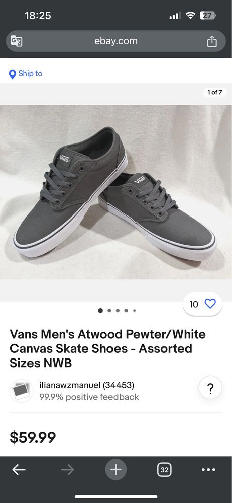 Vans atwood кеди кросівки оригінал нові