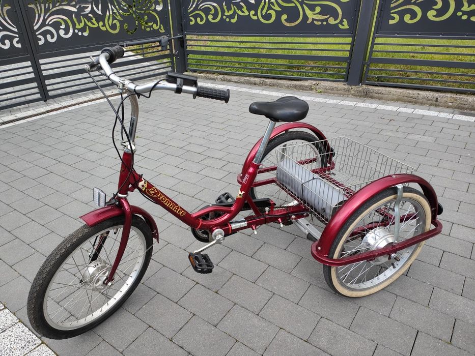 Rower Elektryczny Trójkołowy Rehabilitacyjny