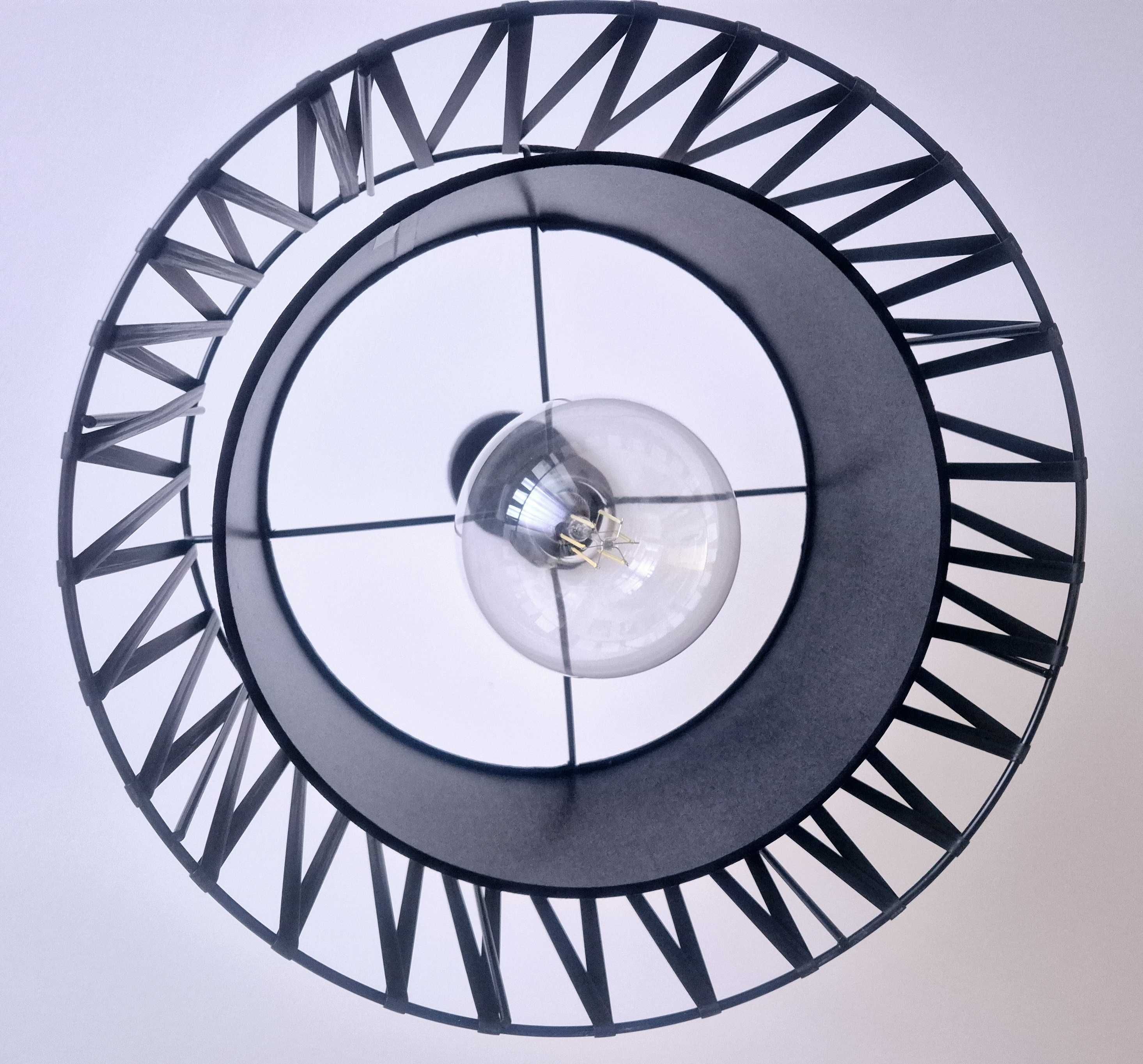Czarny żyrandol. lampa wisząca Harmony Black