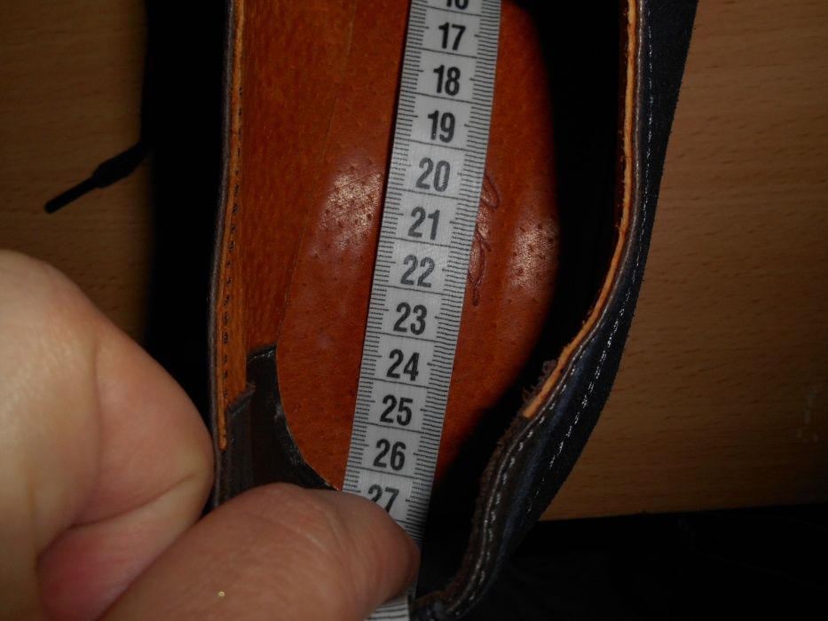 новые замшевые туфли 26, 5 см мужские