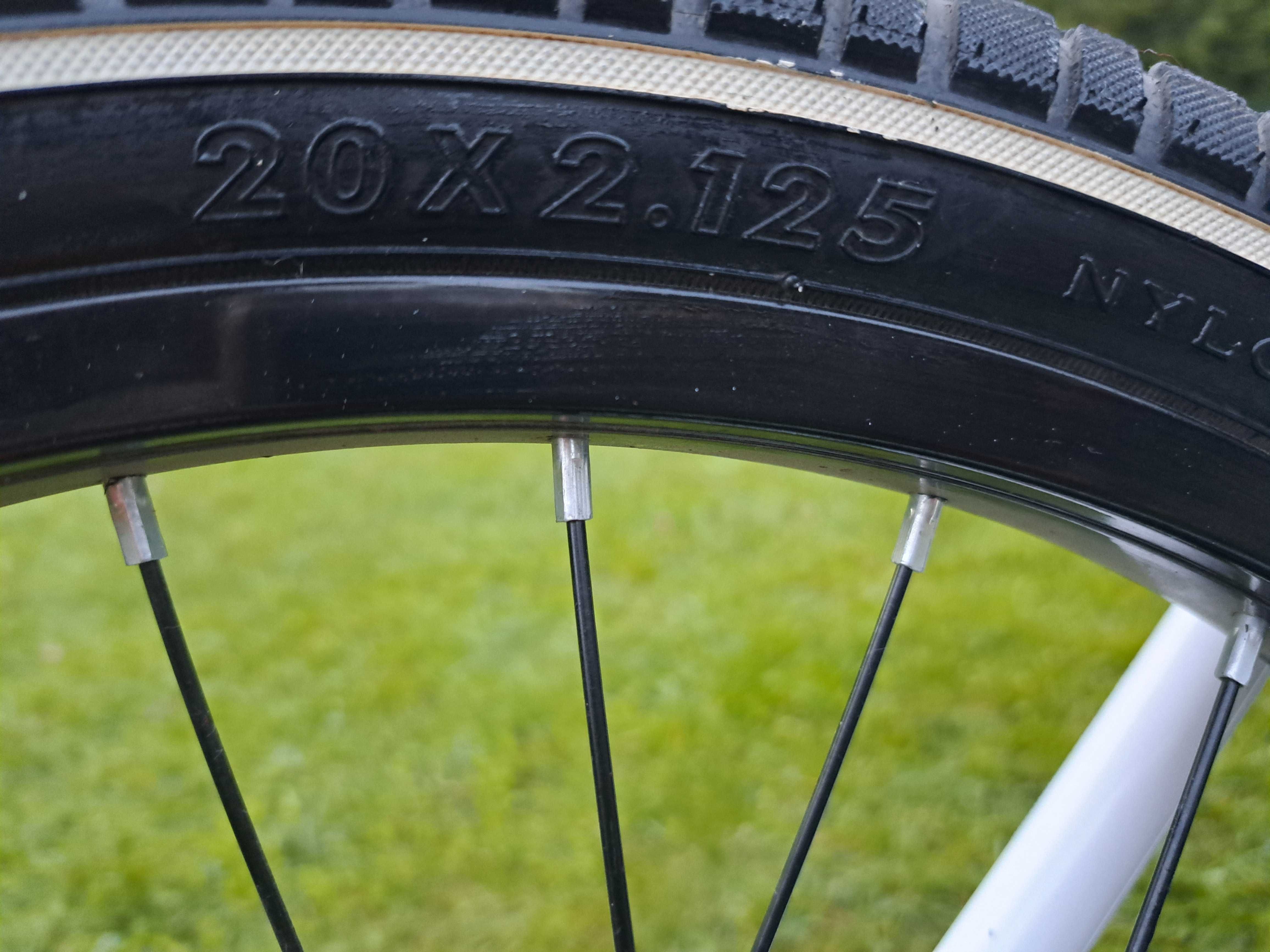 Rower dziecięcy BMX ROCKY 20" Biało /Niebieski