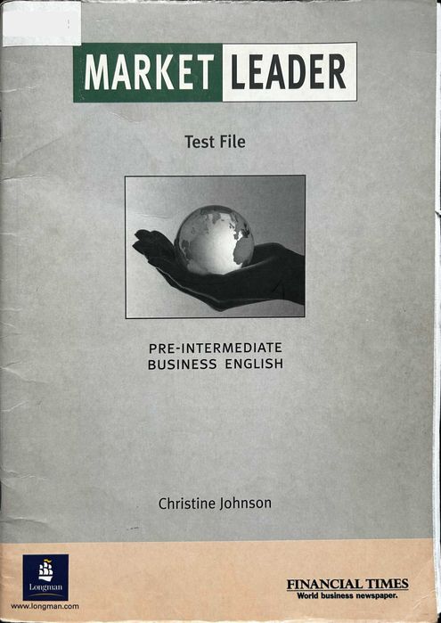Podręcznik MARKET LEADER Pre-Intermediate BUSINESS ENGLISH Test File