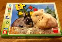 Puzzle króliki 24 sztuki
