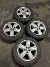 Диски с резиной VW T5  ET55 7jx17h2 5/112 Michelin 215/60R17 зима