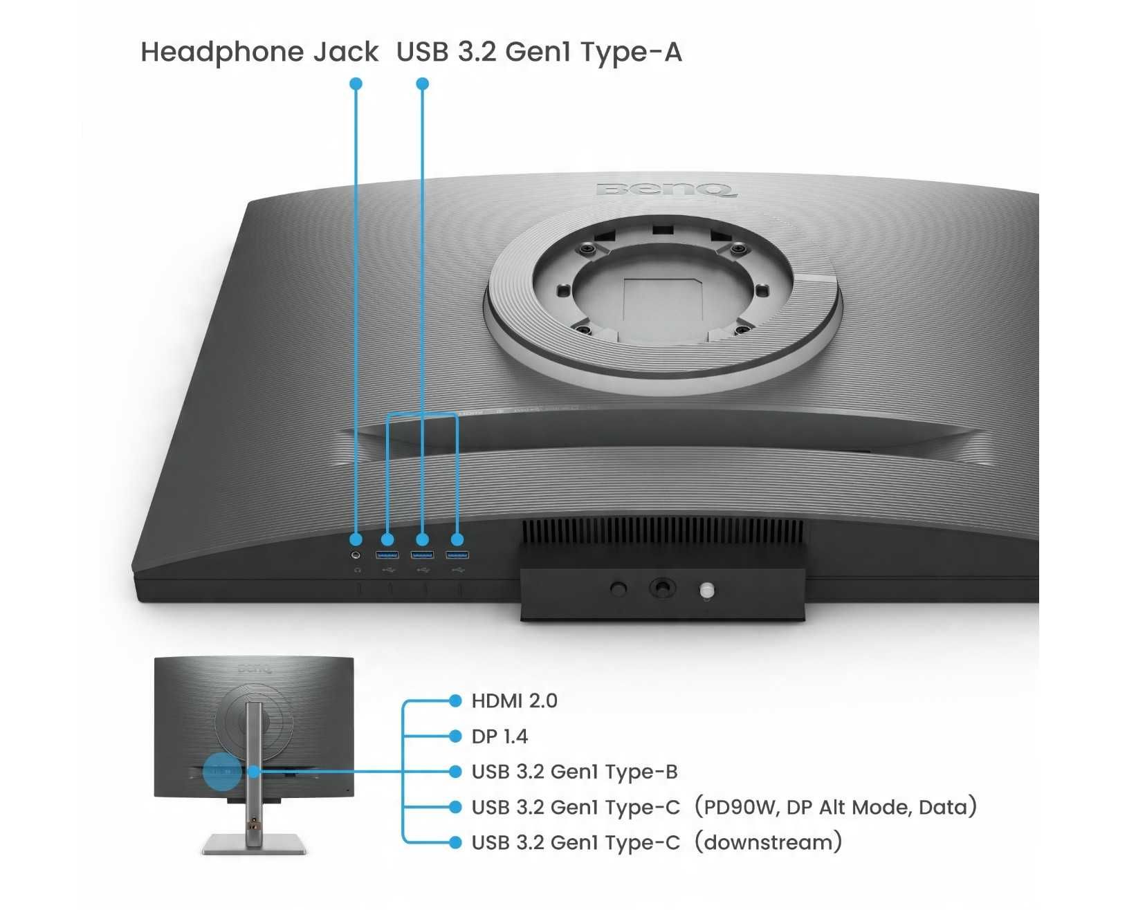 Monitor LED BenQ RD280U 28,2 " 3840 x 2160 px IPS / PLS