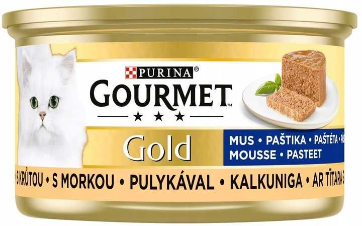 Purina Gourmet Gold Mus z Indykiem dla kota 12x 85g